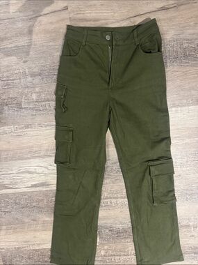 Altar'd State Olive Green Cargo Jeans for Women